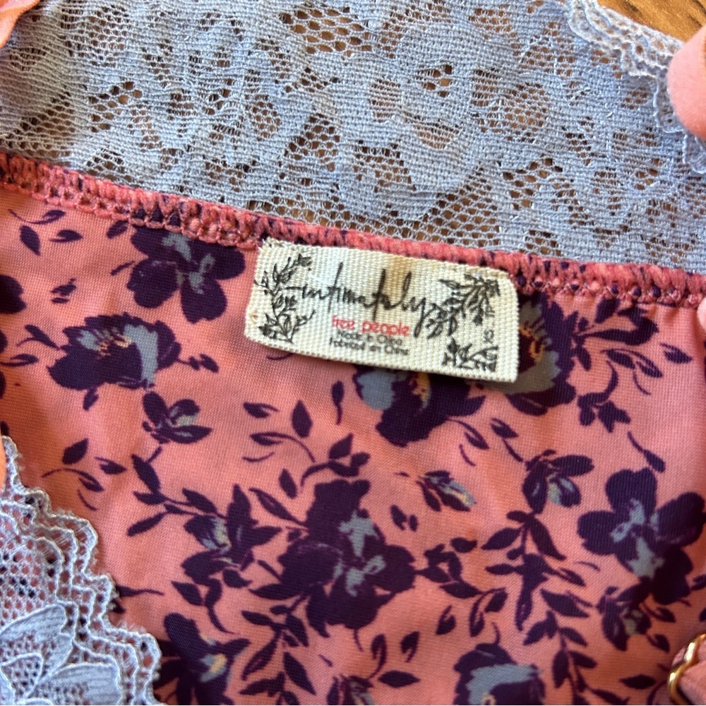 Free people intimately Floral Lace Trim Nightgown - Picture 2 of 3